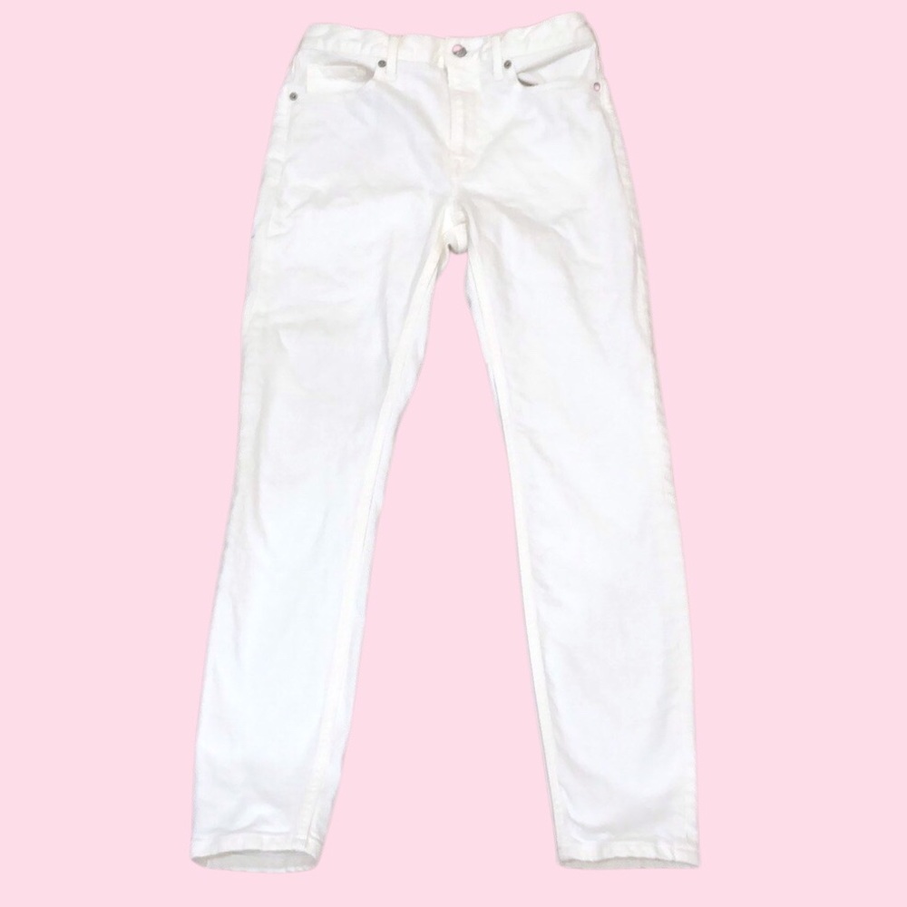 Everlane High Rise Skinny Jeans Size 27 White
